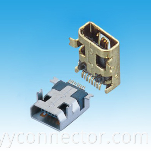 Mini USB 8F/10F SMT Connector